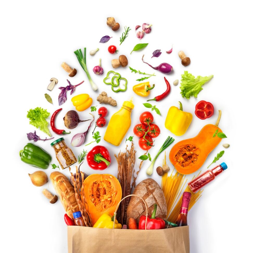 Whole foods supporting digestive health through gut health nutrition